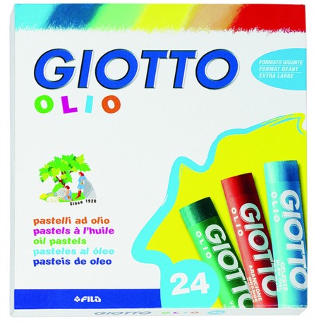 Fila 2931 - Giotto Pastelli a Olio Conf. 24 Colori