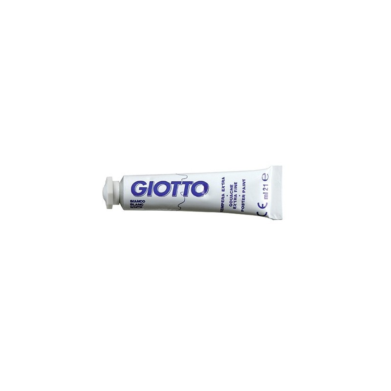 Fila 355000 - Giotto - Tempera Extra N. 01 Bianco 21 ml Conf. 6 pz.