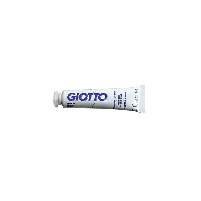 Fila 355000 - Giotto - Tempera Extra N. 01 Bianco 21 ml Conf. 6 pz.