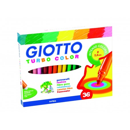 Fila 4180 - Giotto Pennarelli Turbo Color Conf. 36 pz.