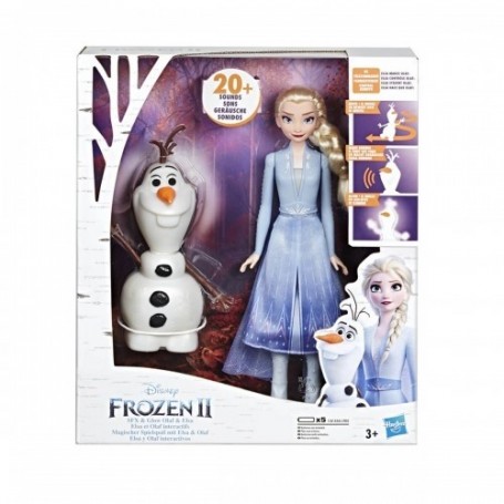 Hasbro E5508 - Frozen 2 - Elsa e Olaf Luci e Suoni