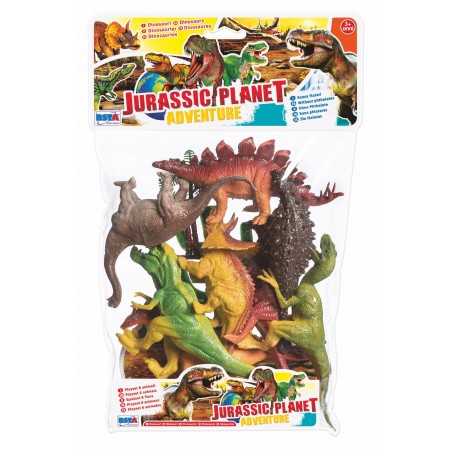 Rstoys 10923 - Busta Dinosauri 8 pz.