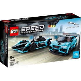 Lego 76898 - Speed Champions - Jaguar Racing GEN2 Car & Jaguar I-PACE eTrophy