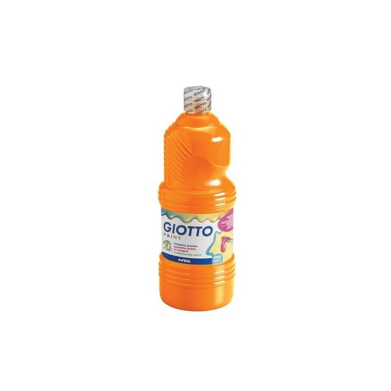 Fila 6255 - Giotto Tempera Arancione Pronta Qualità Extra Flacone 1000 ml