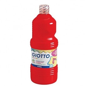 Fila 533408 - Giotto Tempera Rosso Scarlatto Pronta Qualità Extra Flacone 1000 Ml.