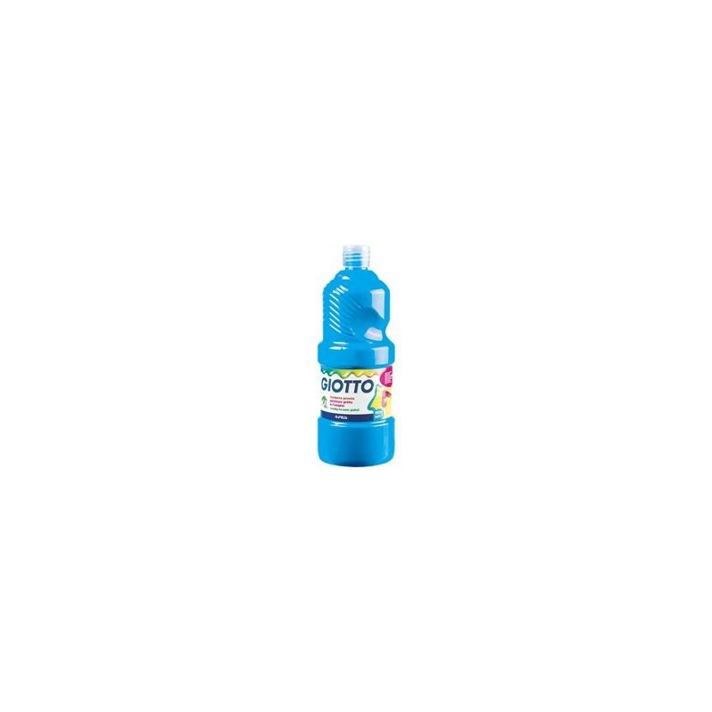 Fila 5334 - Giotto Tempera Ciano-Azzurro Pronto Qualità Extra Flacone 1000 ml