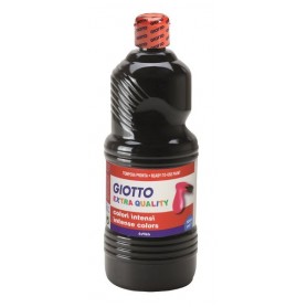 Fila 5334 - Giotto Tempera Nero Pronta Qualità Extra Flacone 1000 ml