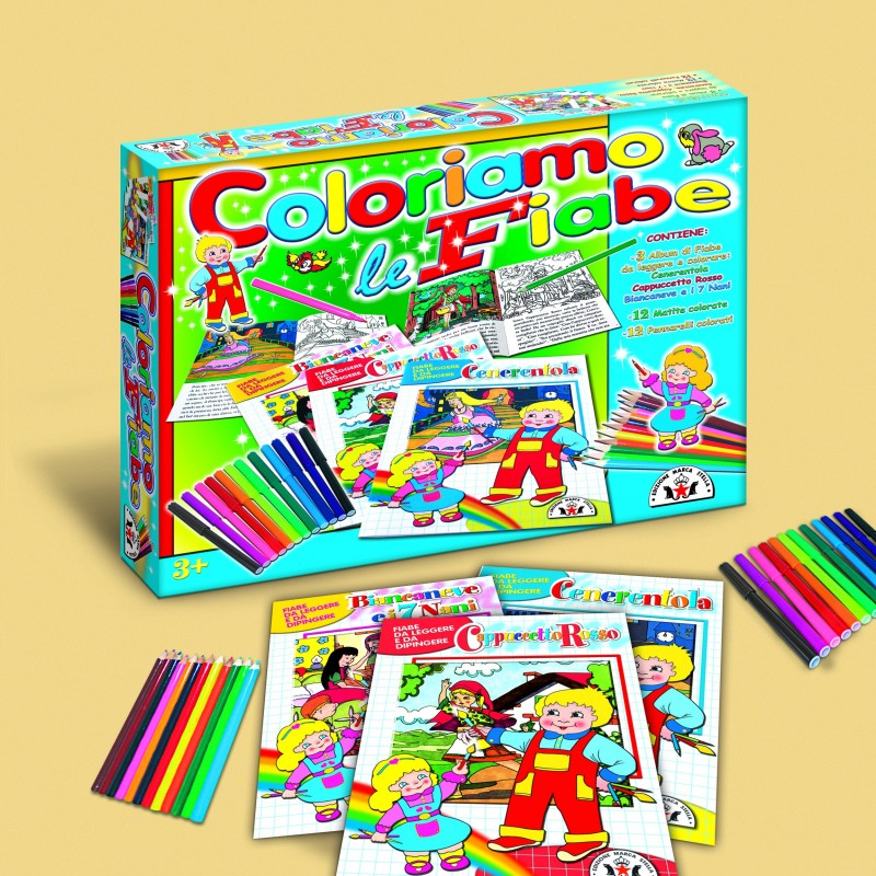 Edizione Marca Stella 85 - Coloriamo Le Fiabe