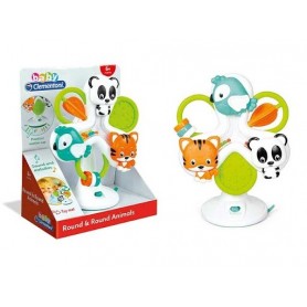 Clementoni 17261 - Baby Clementoni - Round & Round Giostrina Animali