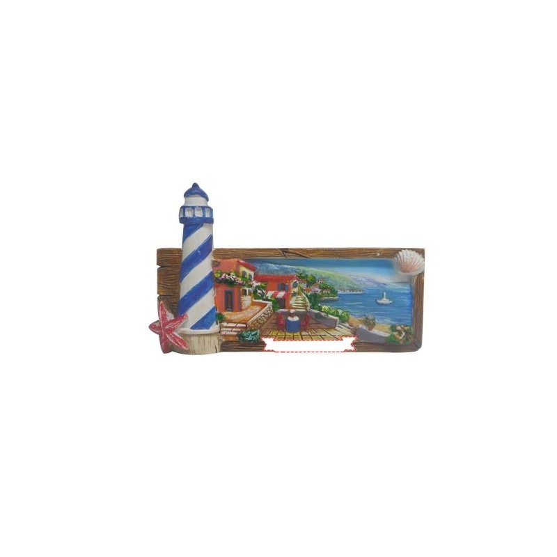 Fratelli Pesce 8103 - Magnete Faro 10,5x6 cm Conf.12 pz