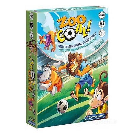 Clementoni 16570 - Giochi di Carte - Zoo Goal