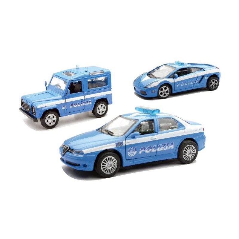 New Ray 50983 - Auto Polizia Assortite Scala 1:32