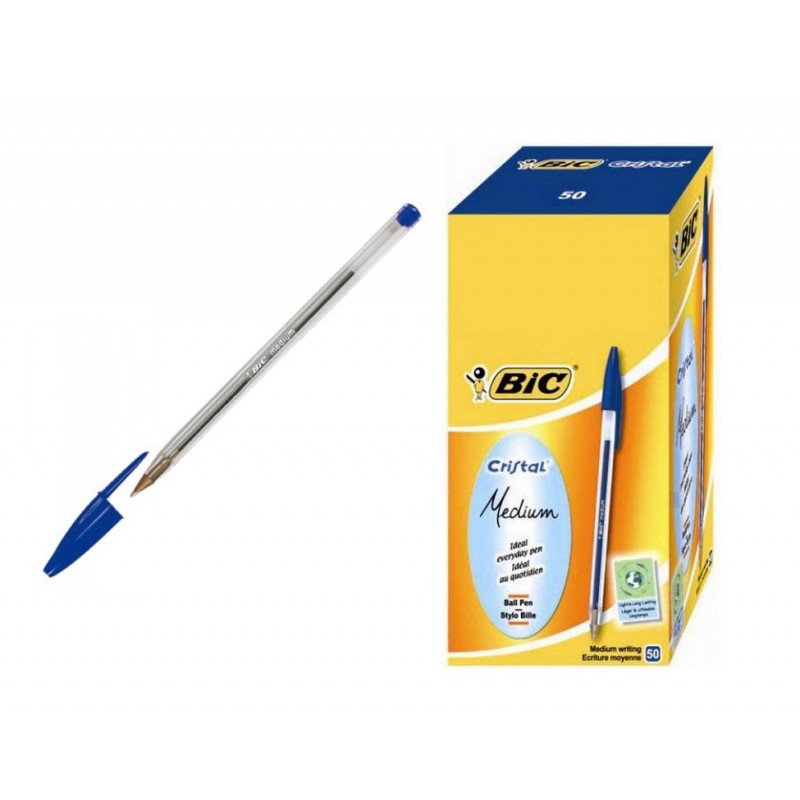 Bic 1296 - Penna Bic Cristal Blu Conf.50 pz.