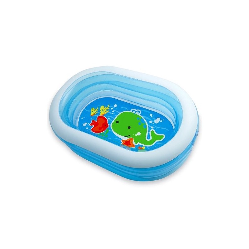 Intex 57482 - Piscina Ovale Baby Balenottera 163x107 cm.