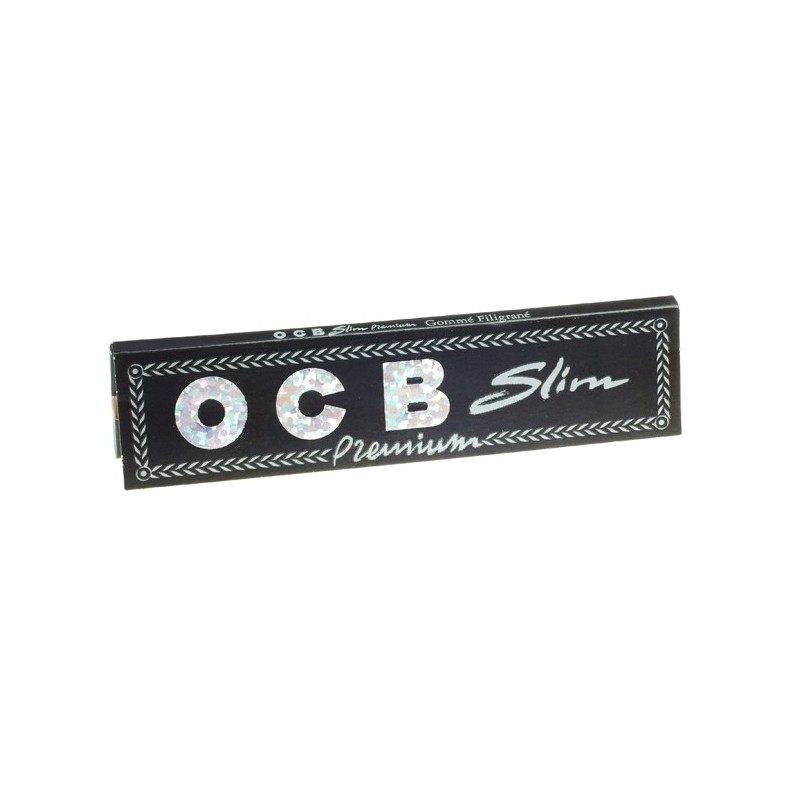 Ocb 8050 - Cartine Ocb Nere Premium Slim Lunghe
