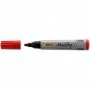 Bic 2000R - Marcatore Permanent Rosso Punta Tonda Conf. 12 pz.