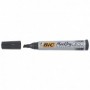 Bic 2300N - Marcatore Permanent Nero Punta Scalpello Conf. 12 pz.