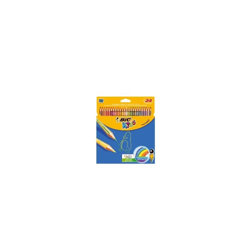 Bic 2251 - Astuccio Pastelli Tropicolors 24 pz.