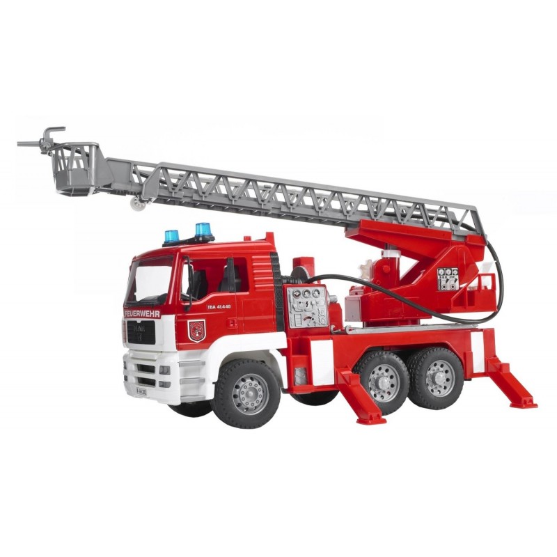 Bruder 2771 - Camion Man Pompieri con Luci e Pompa Acqua