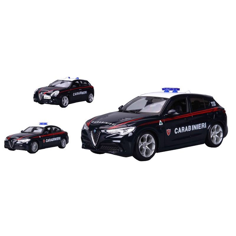 Burago 1272 - Alfa Romeo Carabinieri Scala 1:24 Assortite