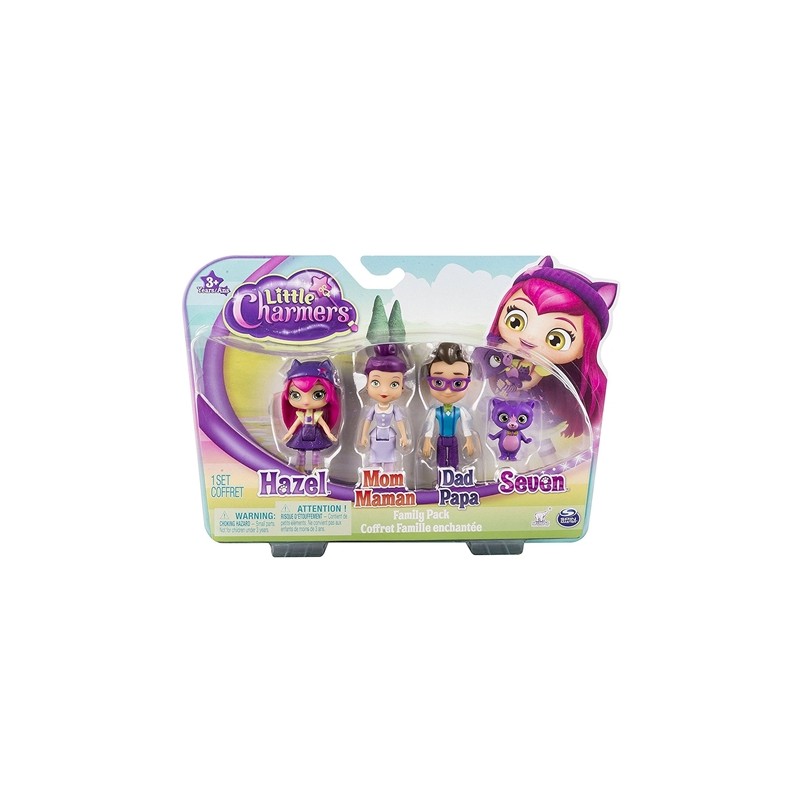 Spin Master 6028134 - Little Charmers - Set Figure Famiglia