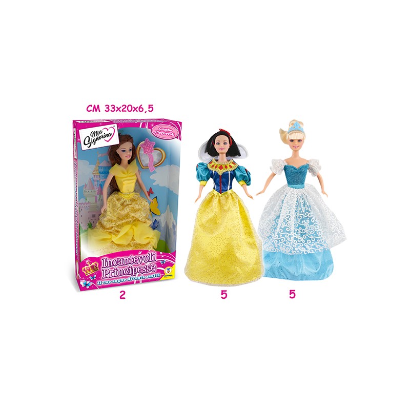 Teorema 64539 - Bambole Incantevoli Principesse 29 cm.