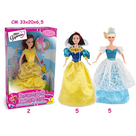 Teorema 64539 - Bambole Incantevoli Principesse 29 cm.