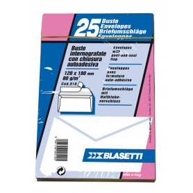 Blasetti 510 - Buste 12x18 con Strip Senza Finestra Conf.25 pz