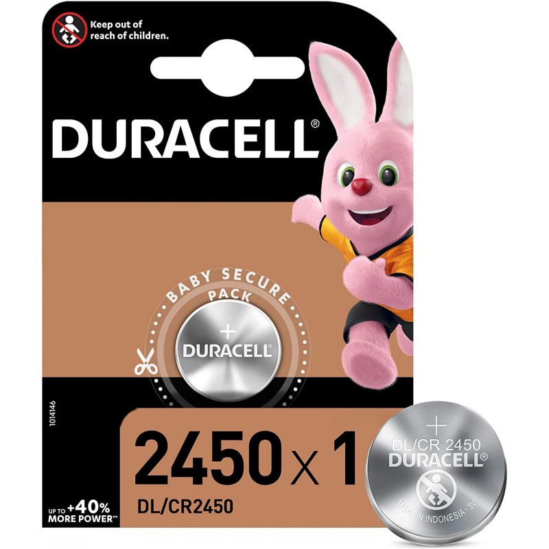 Duracell DL/CR2450 - Batteria Bottone Litio 3V Specialistica