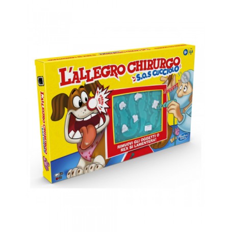 Hasbro E9694 - Giochi di Società - Allegro Chirurgo S.O.S. Cuccioli