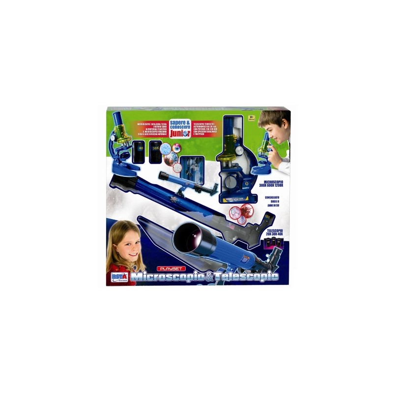 Rstoys 8689 - Playset Microscopio & Telescopio