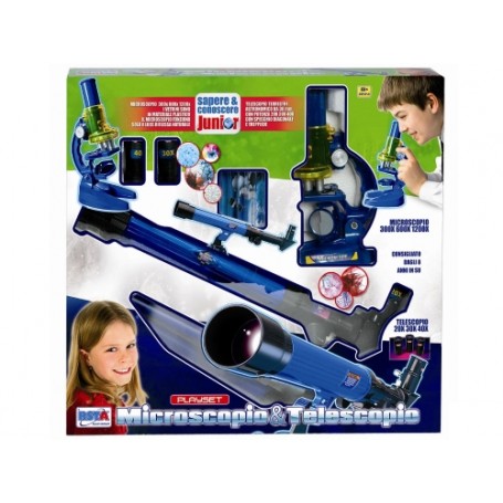 Rstoys 8689 - Playset Microscopio & Telescopio
