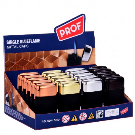 Prof 40804580 - Accendini Turbo Metal Caps Conf.20 pz