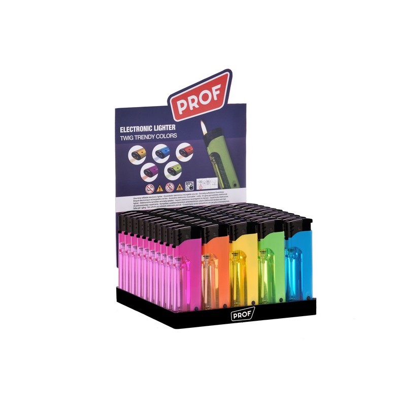 Prof 40804605 - Accendini Elettronici Ricaricabili con Luce Conf.50 pz