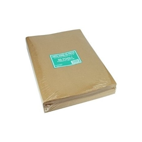 Florio 20140 - Carta Avana Da Pacco 80 gr F.to 100x140 Cf. 50 Fogli