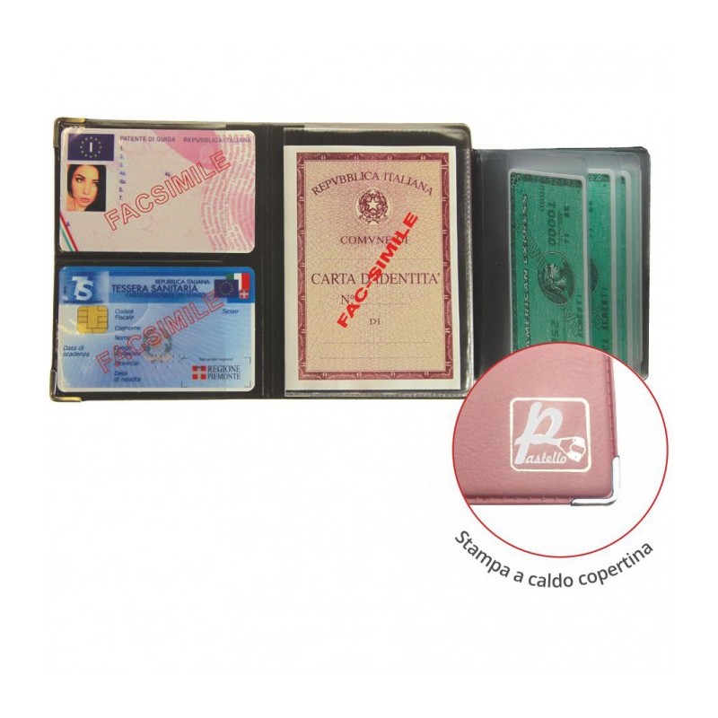 Alplast 1060SP - Porta Documenti Card + C.Identità Colorati Conf.12 pz