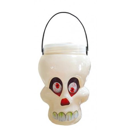 Ciao 31382 - Cestino Contenitore Teschio 20 cm