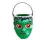 Ciao 31381 - Cestino Contenitore Halloween Mostro Verde 20 cm