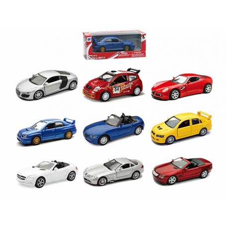 New Ray 50763 - European Car 9 Modelli Assortiti Scala 1:32
