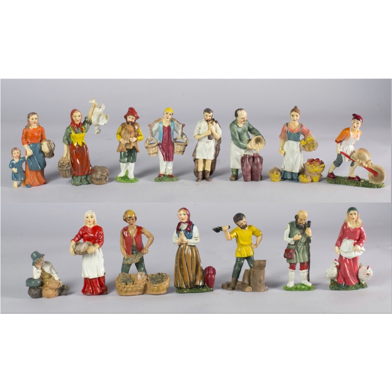Rossi Rosa C3000 - Pastori in Resina cm.10 Conf.15 Figure