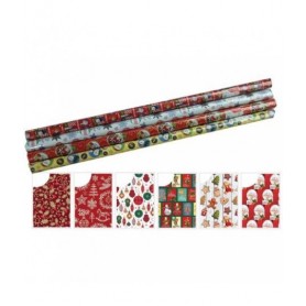 Florio 8503 - Rotolo Carta Regalo Natalizia 100cm x 5Mt.