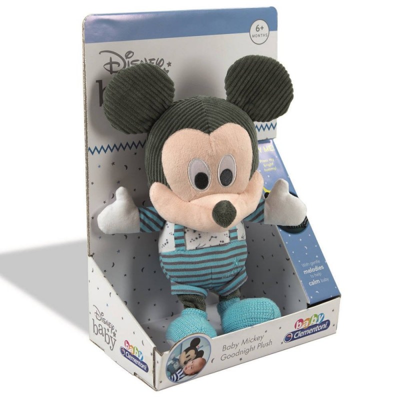 Clementoni 17394 - Baby Disney - Baby Mickey Peluche Goodnight