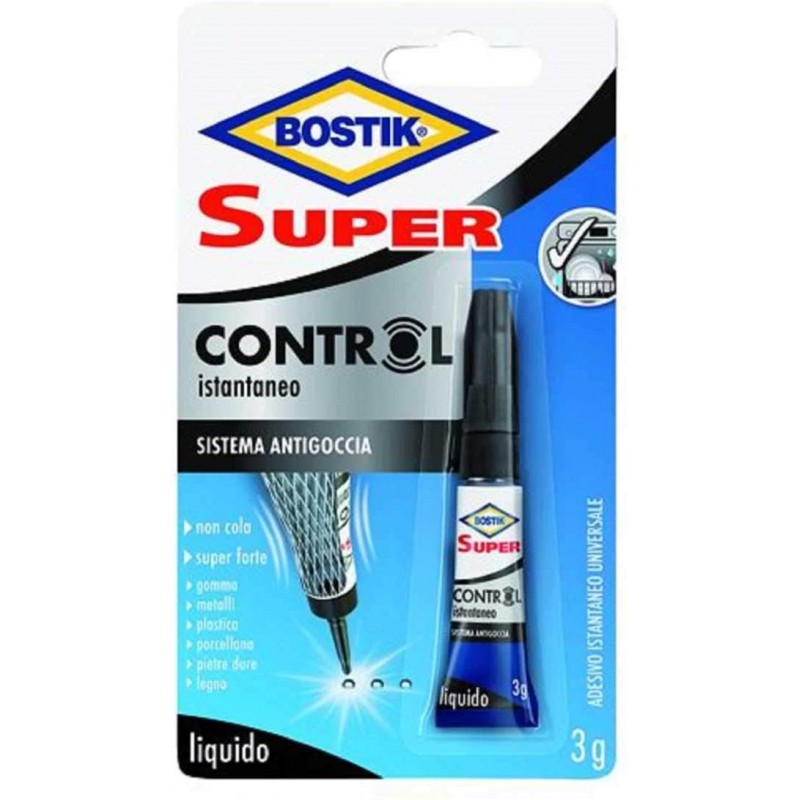 Bostik 52005 - Super Colla Control Antigoccia Istantaneo 3gr