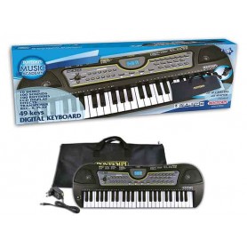 Bontempi 4909 - Tastiera 49 Tasti Passo Medio con Borsa e Adattatore