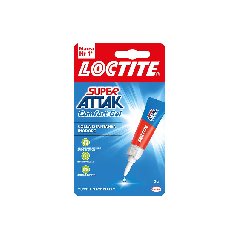 Henkel 6178 - Loctite Super Attak Power Easy Gel 3gr