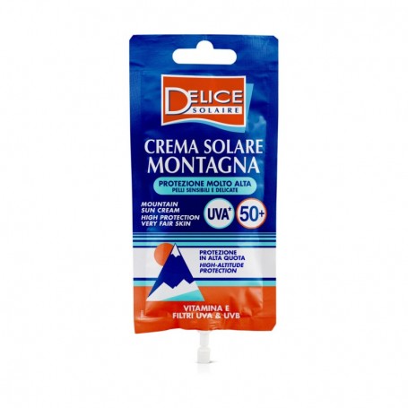 Delice 15830 - Crema Solare Crema SPF 50+ Speciale Montagna Bustina 50 ml