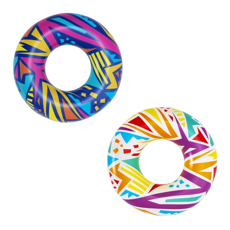 Bestway 36228 - Salvagente Geometric Swim Ring D. 107 cm