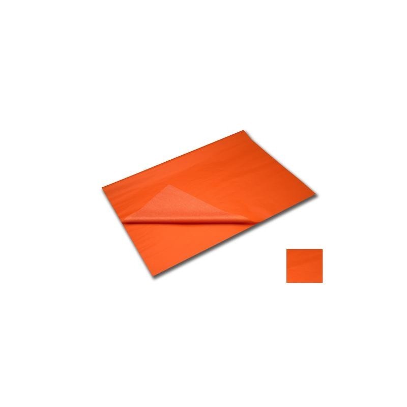 Rossi 8200 - Fogli Carta Velina 50x76 20gr. Conf.24 Fogli Arancione