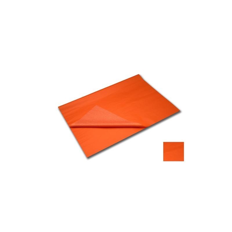 Rossi 8200 - Carta Velina 50x76 Arancione Cf.24 Fogli