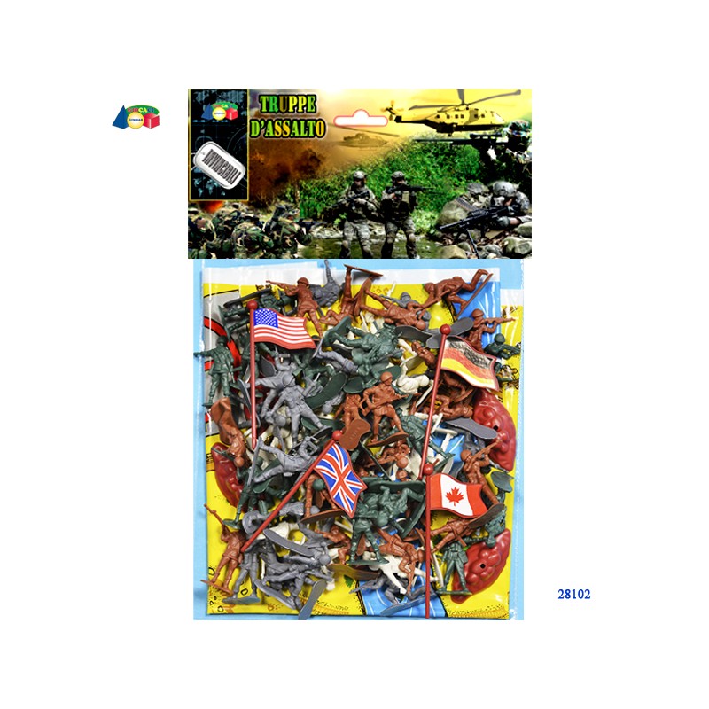 Ginmar 28102 - Busta Soldati Truppe d'Assalto con Mappa